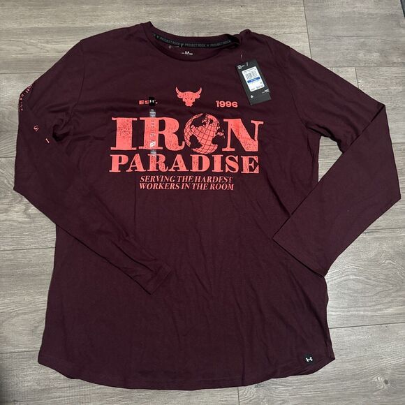 Under Armour Men's Project Rock Iron Paradise Long Sleeve 1373762 XL $50 - Picture 1 of 5